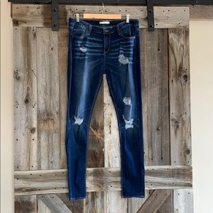 Daytrip distresses skinny jeans